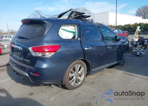 2015 Nissan Pathfinder Platinum from USA, damaged, VIN 5N1AR2MN1FC685253